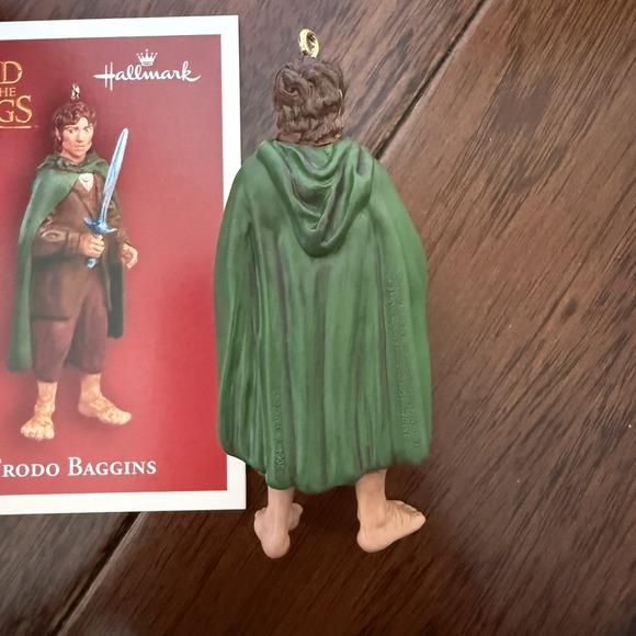 Frodo Baggins Lord of the Rings Hallmark Keepsake 2004 Ornament w/ Card IN BOX - Picture 2 of 4